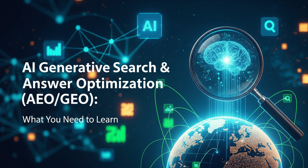 AI Generative Search & Answer Optimization (AEO/GEO): What You Need to Learn